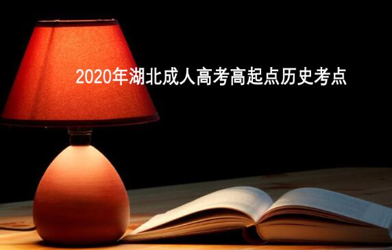 2020年湖北成人高考高起点历史考点:政权并立与经济发展