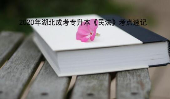 2020年湖北成考专升本《民法》考点速记