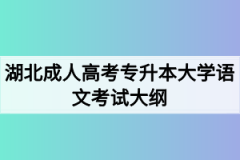 湖北成人高考专升本大学语文考试大纲