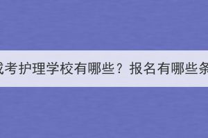 湖北成考护理学校有哪些？报名有哪些条件？